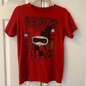 Red Harley Quinn T Shirt